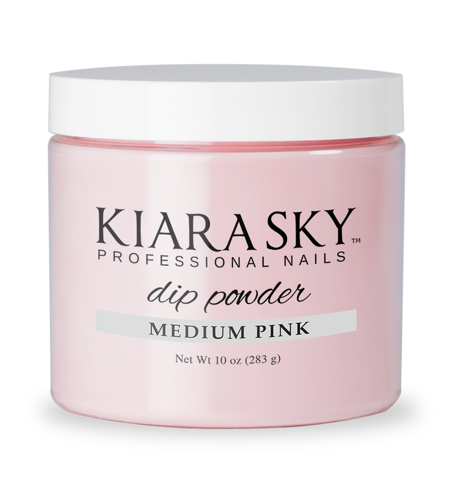 Kiara Sky Dipping Powder 10 oz Refill Medium PINK-Beauty Zone Nail Supply