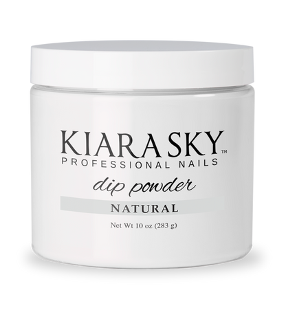Kiara Sky Dipping Powder 10 oz Refill Natural-Beauty Zone Nail Supply