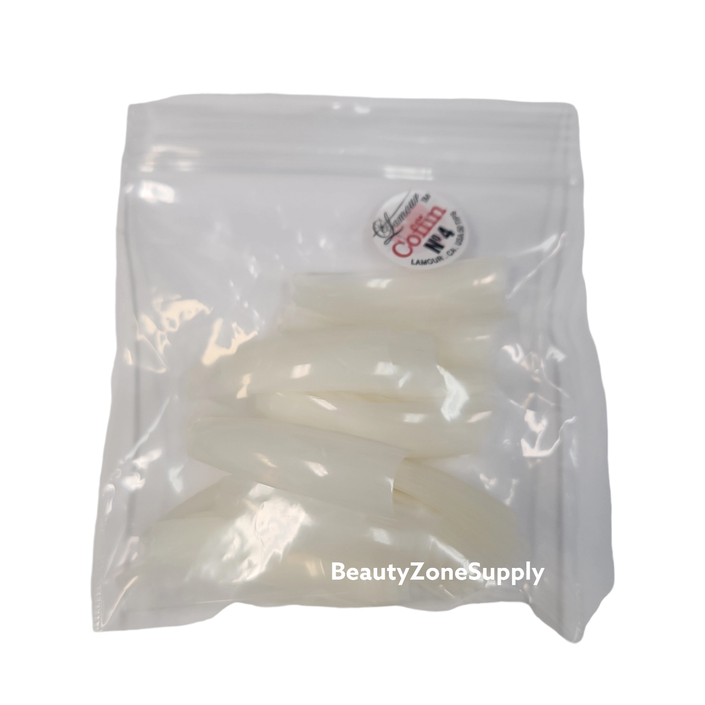 Lamour Ivy Coffin Natural Refill 50 tips bag
