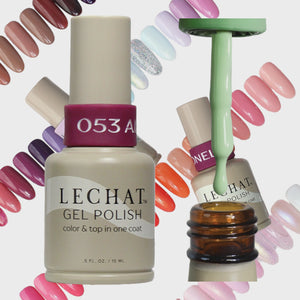 Lechat Gel Polish Color & Top Set 86 Color Free Base Primer Ship