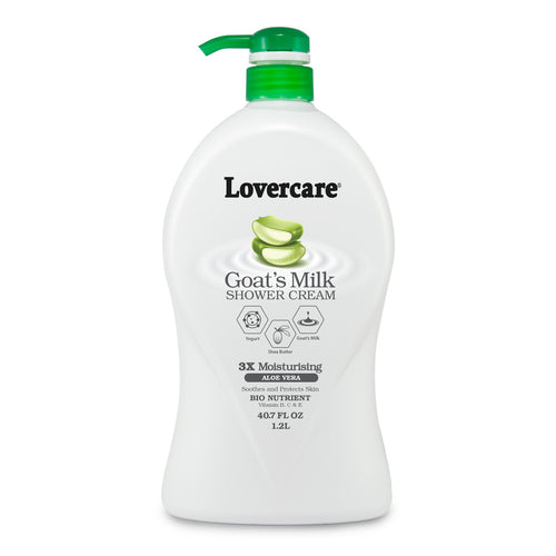 Lover's Care Goat's Milk Shower Cream Aloe Vera 1200 mL. 40.7 oz  #231US