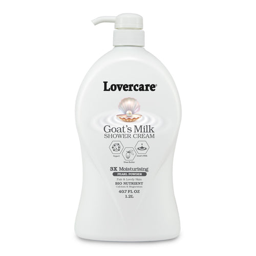 Lover's Care Goat's Milk Shower Cream Pearl Powder 1200 mL. 40.7 oz 230US
