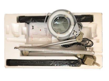 Magnifying fluorescent lamp heavy stand D-205-Beauty Zone Nail Supply