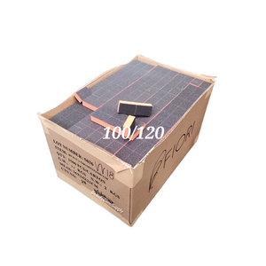 Mini Nail Buffer Orange Black Grit 100/120 - 1500 pc #W18