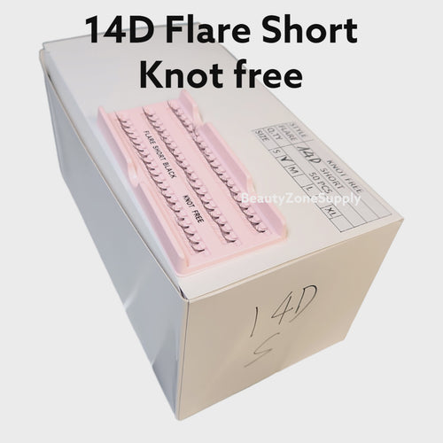 Monika Eyelash Individuals Knot-Free Box 50 Pack - 14D Short