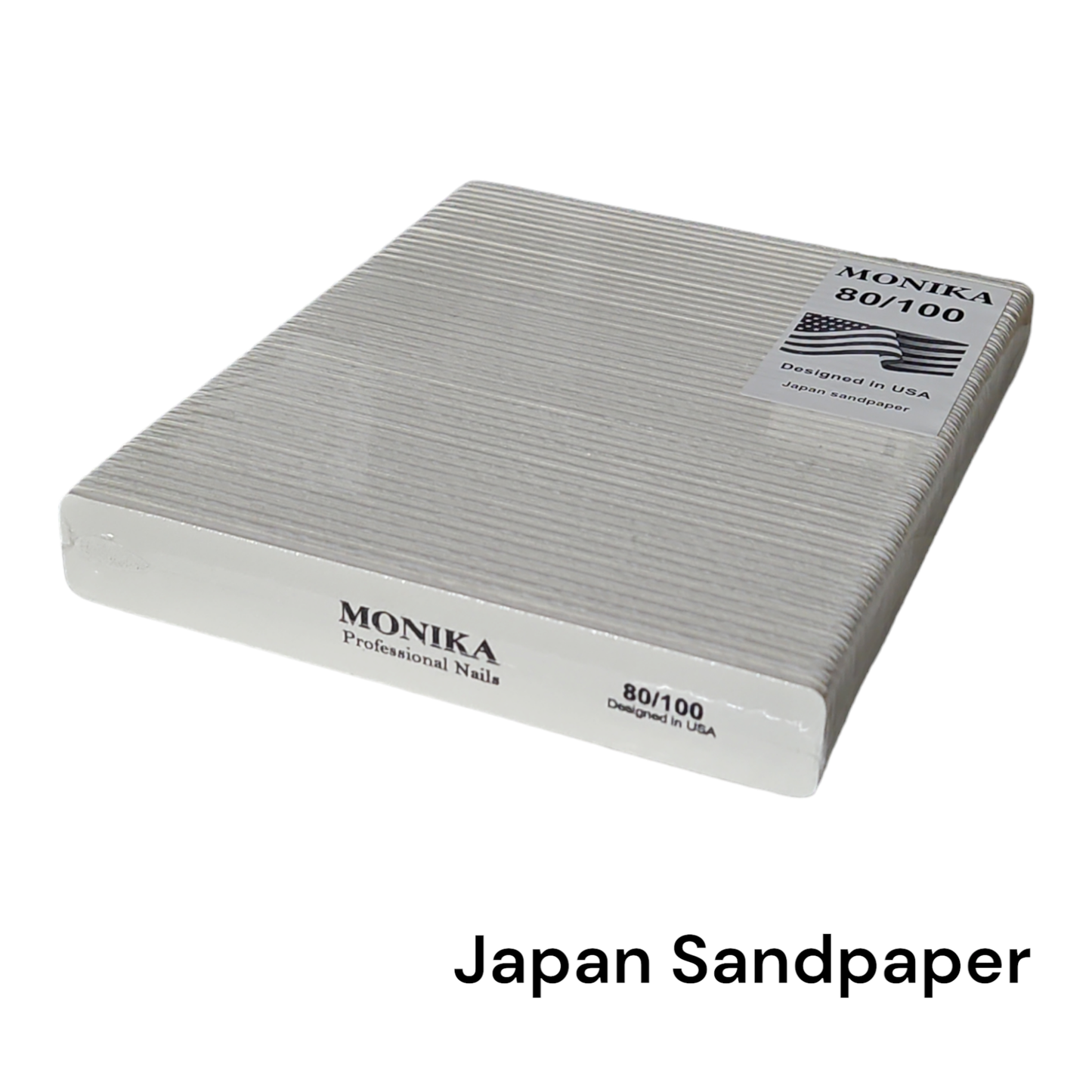 Monika Nail File Jumbo 80/100 White 50 pc #MF11