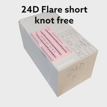 Load image into Gallery viewer, Monika Eyelash Individuals Knot-Free Box 50 Pack - 24D Short