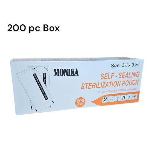 Monika Self Seal Disinfected Pouch Tool Box 200 pcs Large