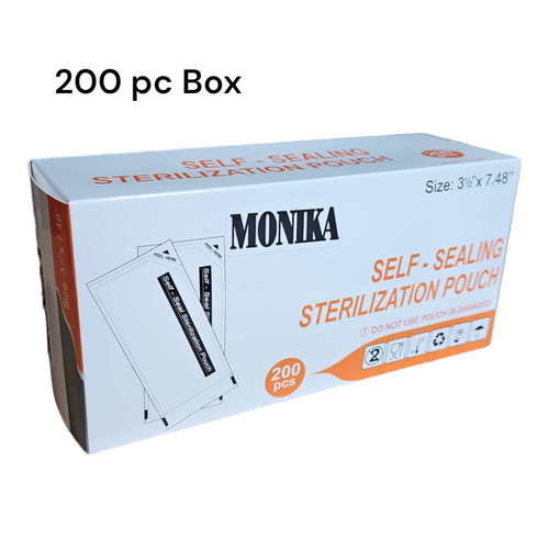 Monika Self Seal Disinfected Pouch Tool Box 200 pcs Small