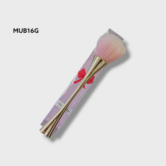 Nail Dust Brush Gold Handle #MUB16G