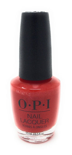 OPI Nail Lacquer Left Your Texts on Red 0.5 oz #NLS010