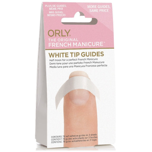 Orly White Tip Guides Half Moon #22012
