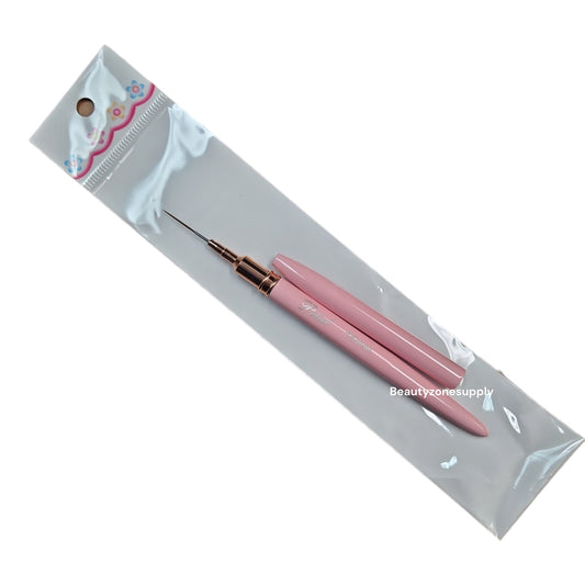 Petal 3d Nail Art Brush 15 mm Pink Handle NAB-P15