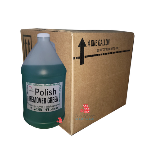 Nail Polish Remover Non-Smear Green Case 4 Gallon