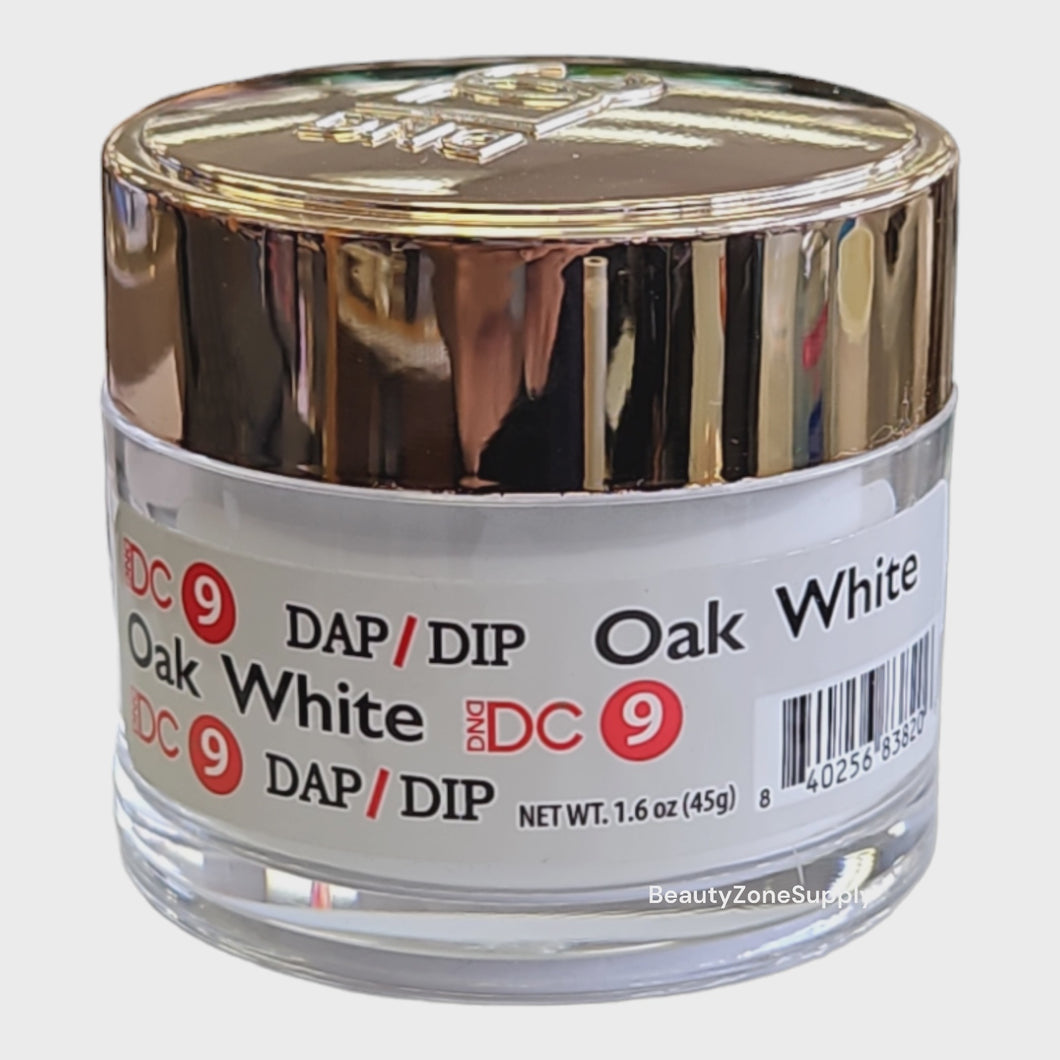 DC DND Dap Dip Powder & Acrylic powder 2 oz Oak White 9