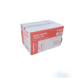 Red Latex Gloves Medical Examination Case 10 Box