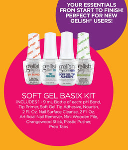 Gelish Soft Gel Basix kit #1224002-Beauty Zone Nail Supply