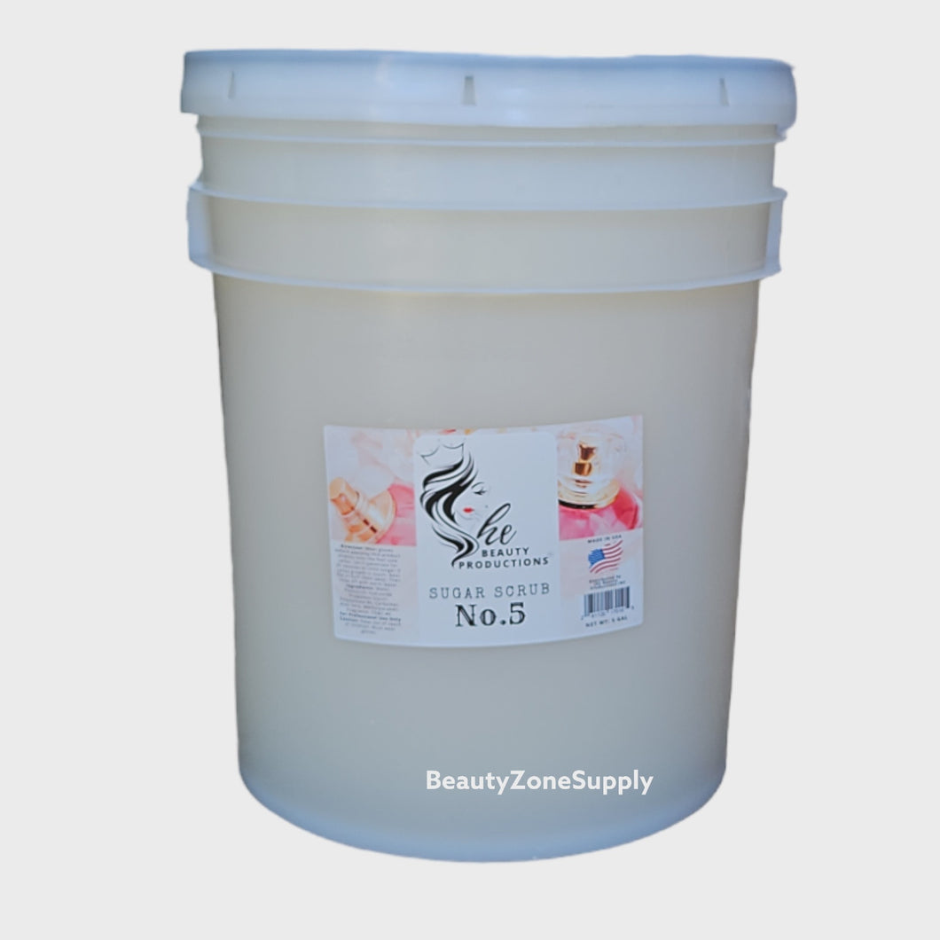 She Nail Salon Sugar Scrub No.5 5 Gallon pail