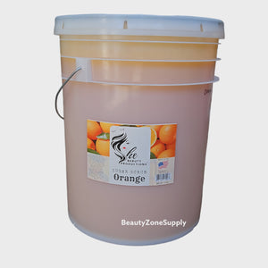 She Nail Salon Sugar Scrub Orange 5 Gallon pail