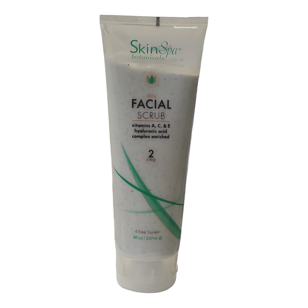 Skin SPA Exfoliating Face Wash Scrub Aloe Vera 8 Oz Step 2