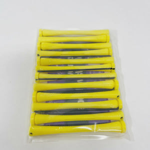 Soft n Style Straight Una-Grip Cold Wave Rods - Yellow 3/8" #476-YLLO