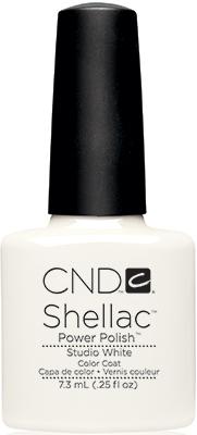 Cnd Shellac Studio White .25 Fl Oz-Beauty Zone Nail Supply