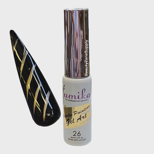 Sumika Gel Metal Liner Gel Art Gel Gold 0.27 fl oz A26