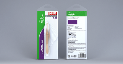 N-408 T-08 NGHIA EYEBROW TWEEZER-Beauty Zone Nail Supply