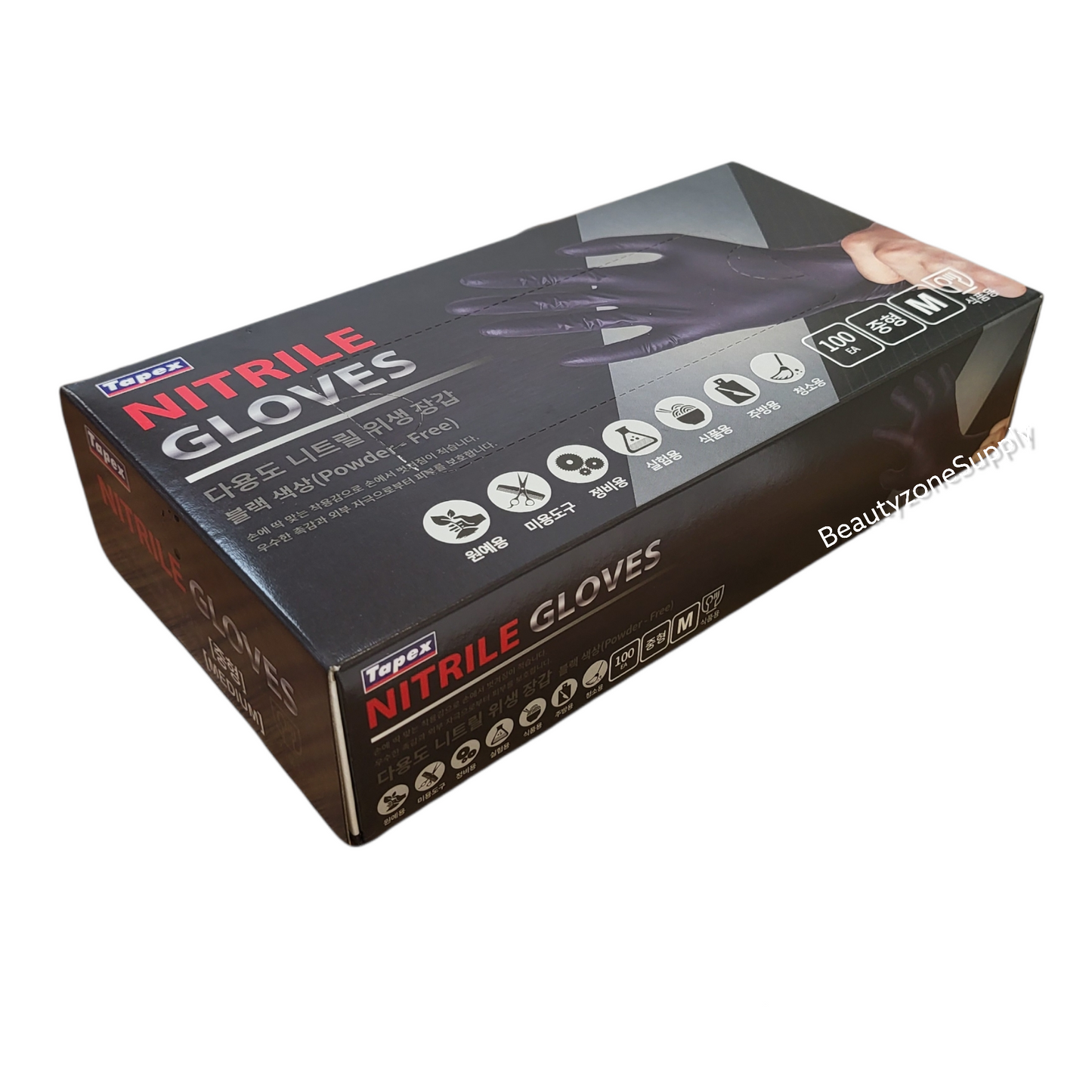 Tapex Nitrile Gloves Black