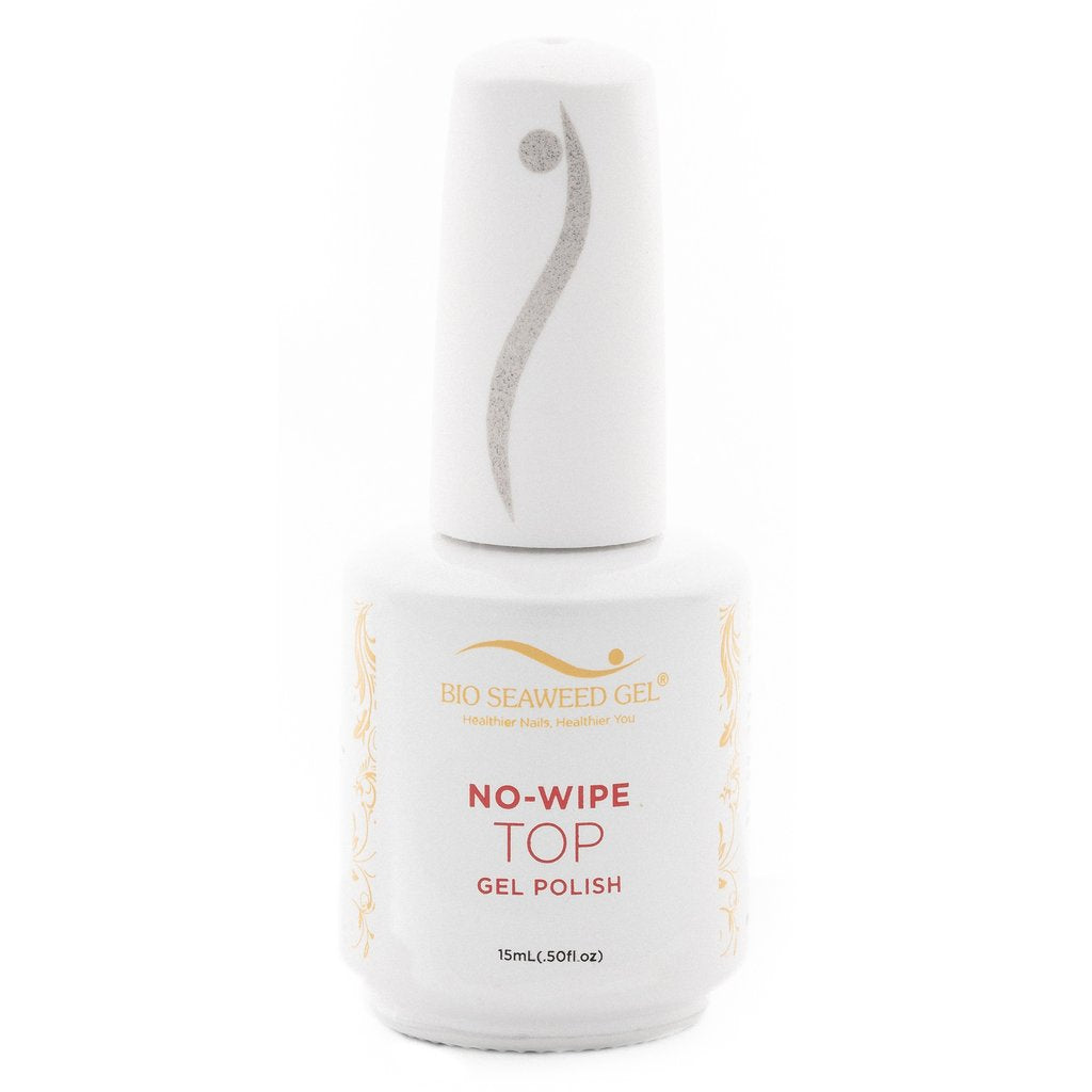 Bio Seaweed Top Coat No-Wipe 0.5 oz-Beauty Zone Nail Supply