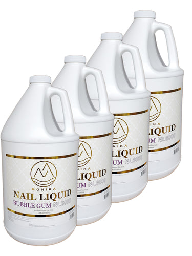 Monika nail liquid bubble gum (case 4 gallon)-Beauty Zone Nail Supply