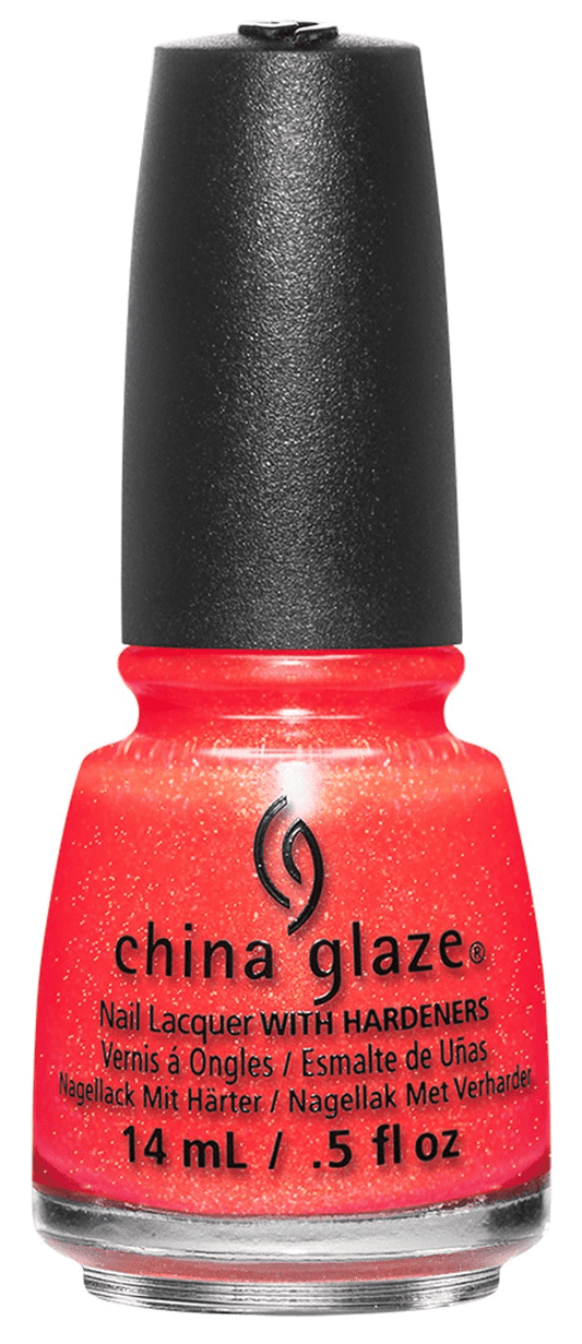 China Glaze Lacquer Papa Don'T Peach (Neon Peach Shimmer) 0.5 oz #83545-Beauty Zone Nail Supply