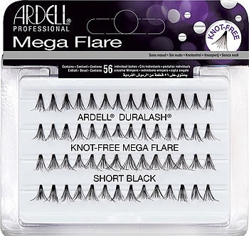 Ardell Mega Flare Individual Lashes Short Black-Beauty Zone Nail Supply