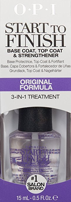 OPI Nail Lacquer Top Base Start To Finish 0.5 oz-Beauty Zone Nail Supply