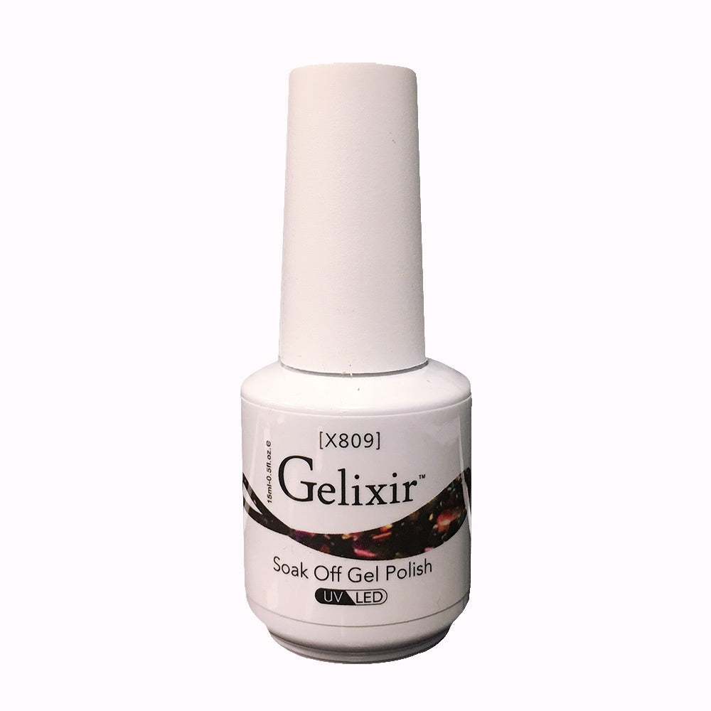 Gelixir Soak Off Gel Polish 0.5 fl oz X809-Beauty Zone Nail Supply