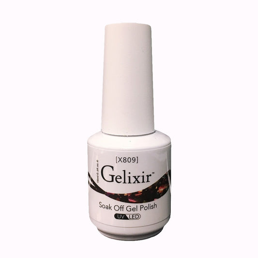Gelixir Soak Off Gel Polish 0.5 fl oz X809-Beauty Zone Nail Supply