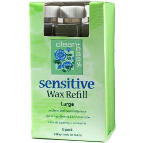Clean & Easy Large Sensitive Wax Refill - 3 pk #41231-Beauty Zone Nail Supply
