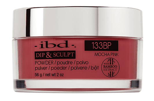 ibd Dip & Sculpt Mocha Pink 133BP2 2 oz-Beauty Zone Nail Supply