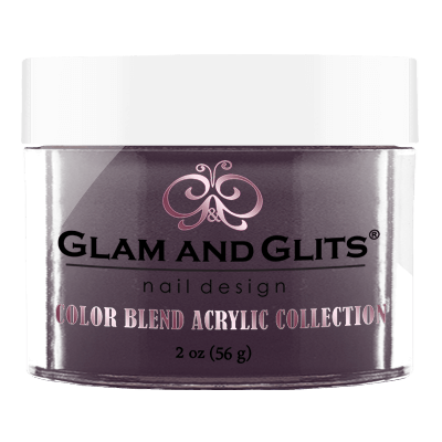 Glam & Glits Acrylic Powder Color Blend Sangria 2 Oz- Bl3038-Beauty Zone Nail Supply