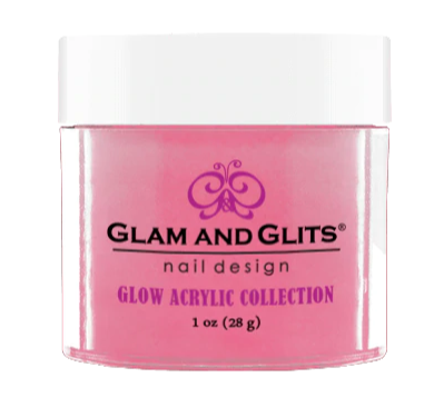 Glam & Glits Glow Acrylic (Cream) 1 oz Hi Aurora! - GL2008-Beauty Zone Nail Supply