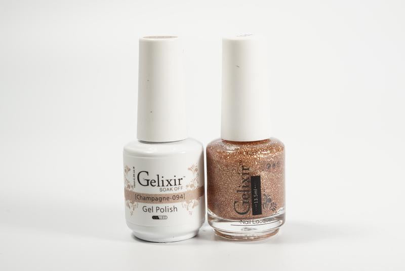 Gelixir Duo Gel & Lacquer Champagne 1 PK #094-Beauty Zone Nail Supply