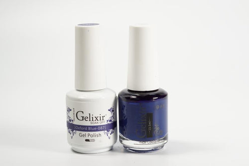 Gelixir Duo Gel & Lacquer Oxford Blue 1 PK #087-Beauty Zone Nail Supply