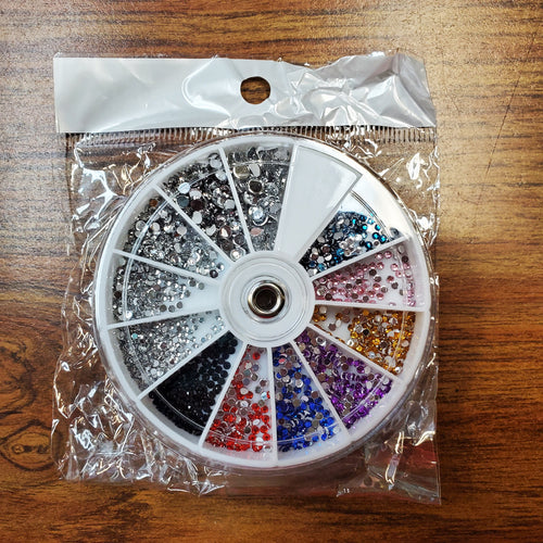 rhinestones wheel color mix 7 #8CRW 7-Beauty Zone Nail Supply