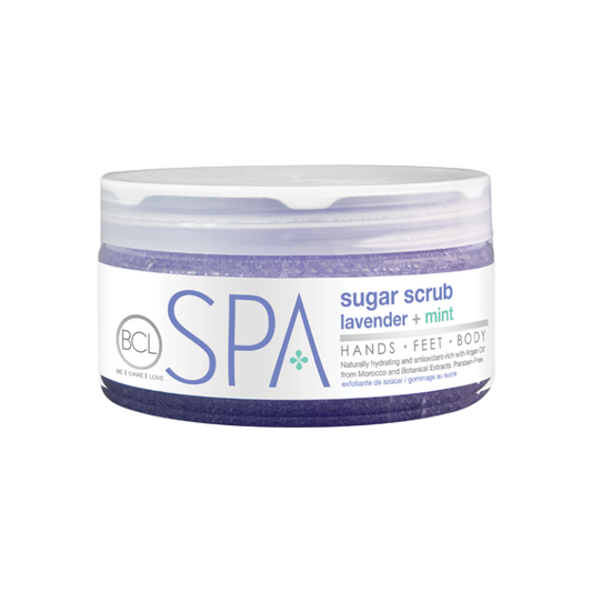 BCL SPA Sugar Scrub Lavender + Mint (8oz) 8oz-Beauty Zone Nail Supply