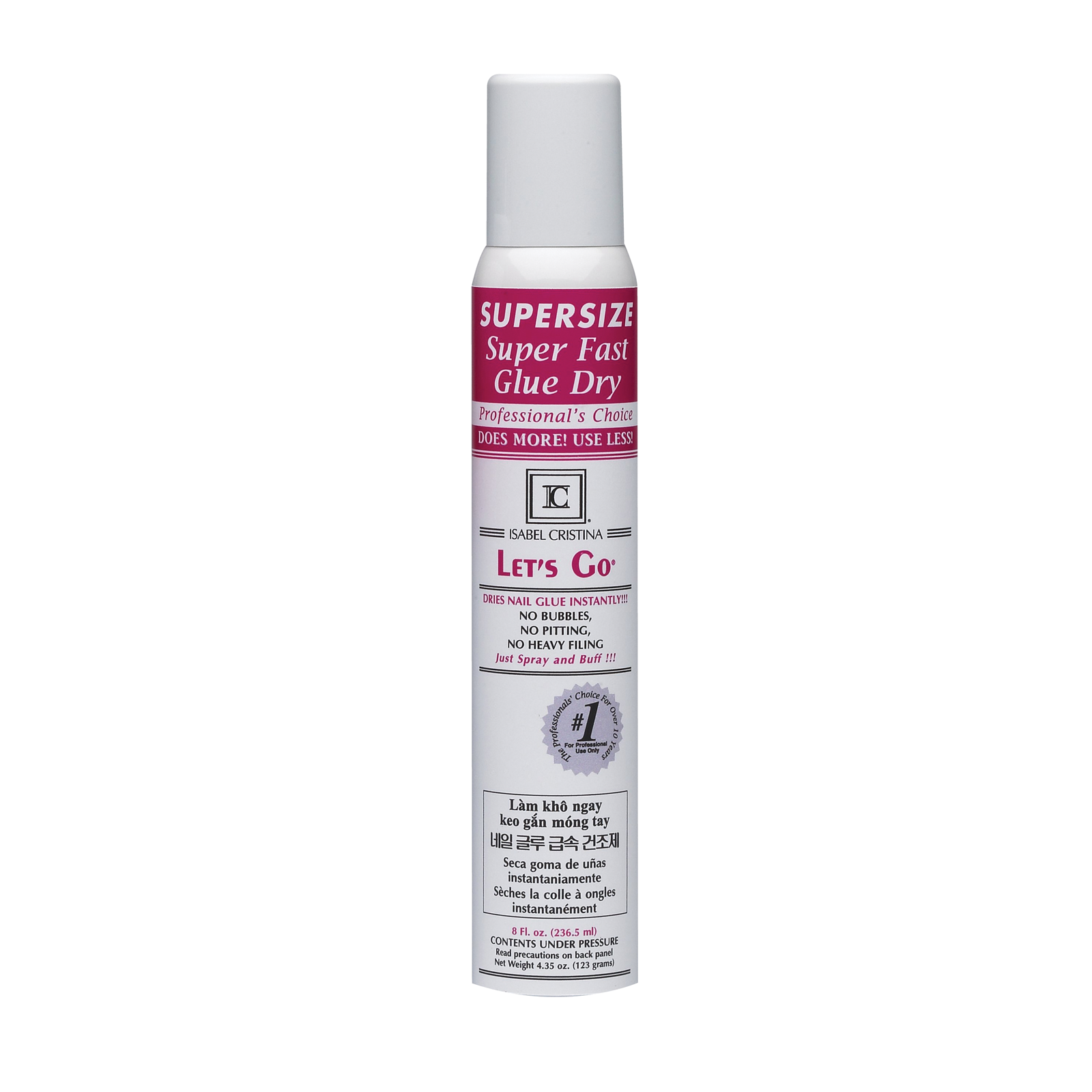 ISABEL LET'S GO spray 8 oz #1140-Beauty Zone Nail Supply