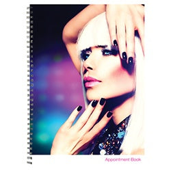 DL PRO 4 COLUMN APPOINTMENT BOOK BLUE #DL-C203-Beauty Zone Nail Supply