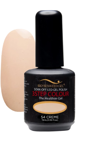 Bio Seaweed 3STEP Gel Polish 54 Creme-Beauty Zone Nail Supply