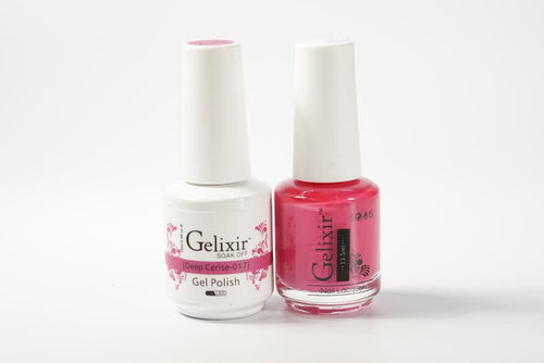 Gelixir Duo Gel & Lacquer Deep Cerise 1 PK #017-Beauty Zone Nail Supply