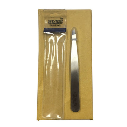 Pro-Tweeze Silver Stainless Steel Slant Tip-Beauty Zone Nail Supply