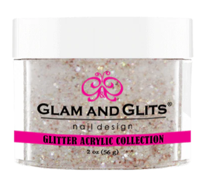 Glam & Glits Glitter Acrylic Powder (Glitter) 2 oz Golden Jewel - GAC16-Beauty Zone Nail Supply